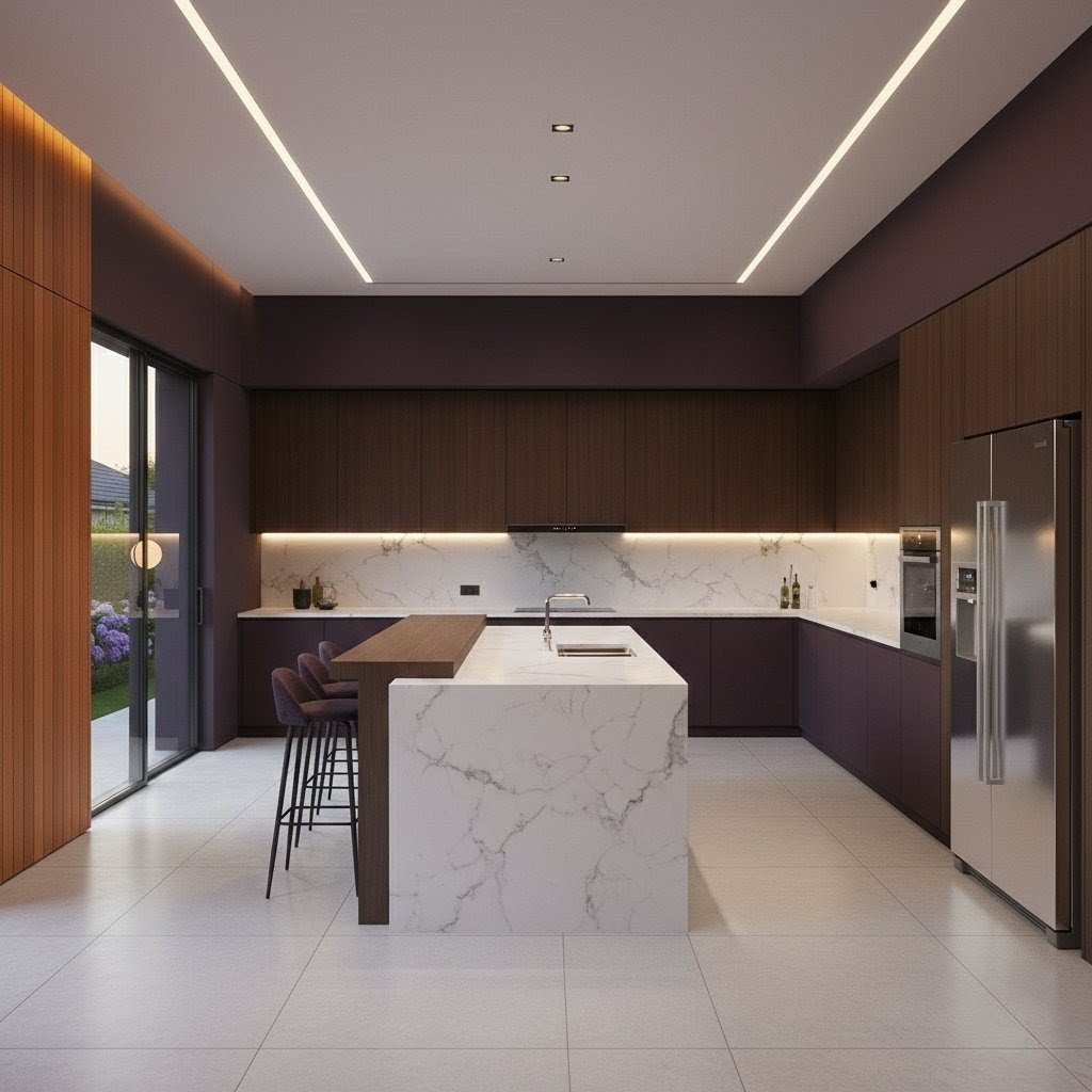 The Violet, Plum, and Oak Theme Villa – Kitchen - 7